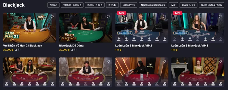 Blackjack Live Tại RikBet Nâng Tầm Đẳng Cấp Giải Trí Trực Tuyến Hàng Đầu