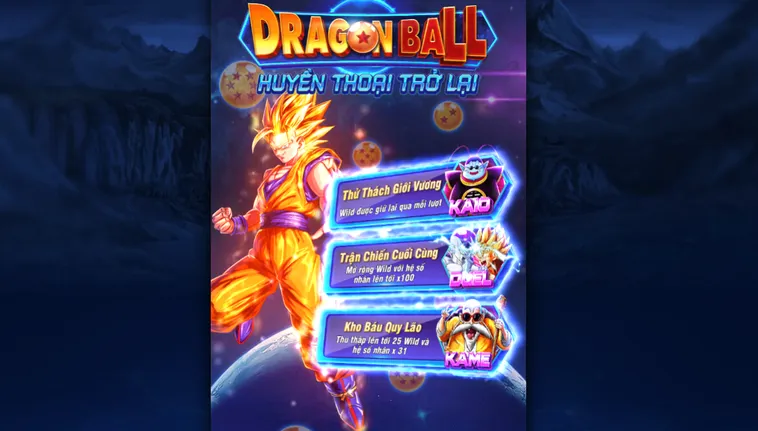 Nổ Hũ Dragon Ball Tại RikBet Chinh Phục Sức Mạnh Huyền Thoại