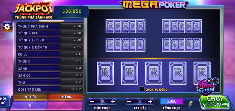 Mega Poker Tại RikBet Đấu Trường Cá Cược Đẳng Cấp Quốc Tế Cho Cao Thủ