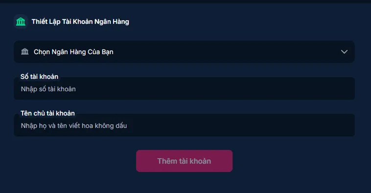 Hướng Dẫn Nạp Tiền Qua Tài Khoản Ngân Hàng Vào RikBet Siêu Tốc Để Bắt Đầu Hành Trình Săn Thưởng Đỉnh Cao