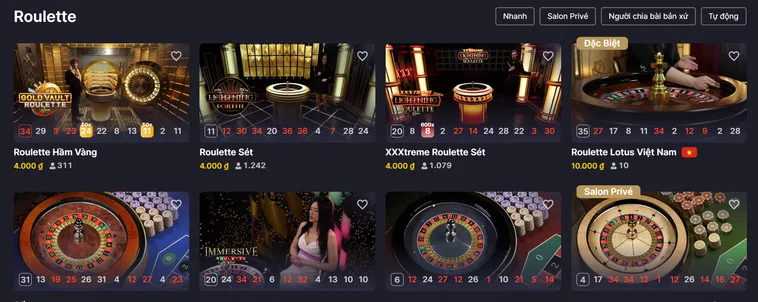 Roulette Live Tại RikBet Vòng Quay May Mắn Đỉnh Cao Hấp Dẫn Nhất