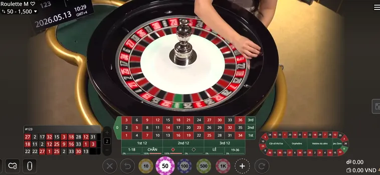 Roulette Live Tại RikBet Vòng Quay May Mắn Đỉnh Cao Hấp Dẫn Nhất