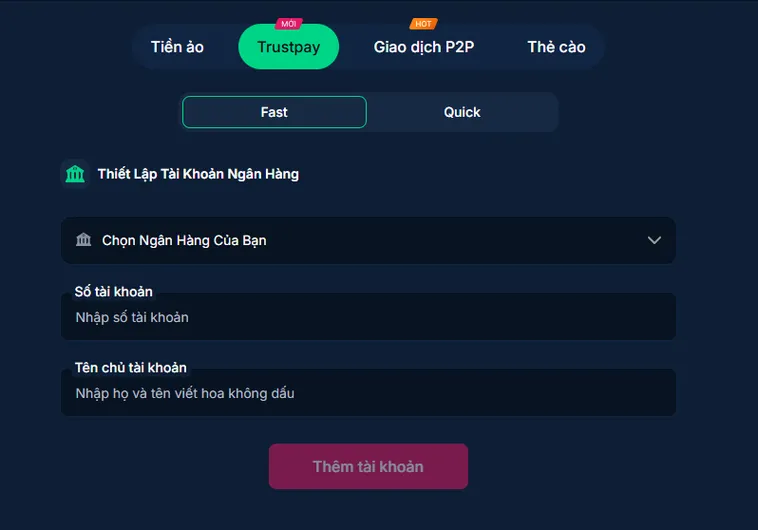 Rút Tiền Về Ngân Hàng Tại RikBet An Toàn Siêu Tốc Cho Game Thủ Nhận Thưởng Tiền Mặt Đỉnh Cao