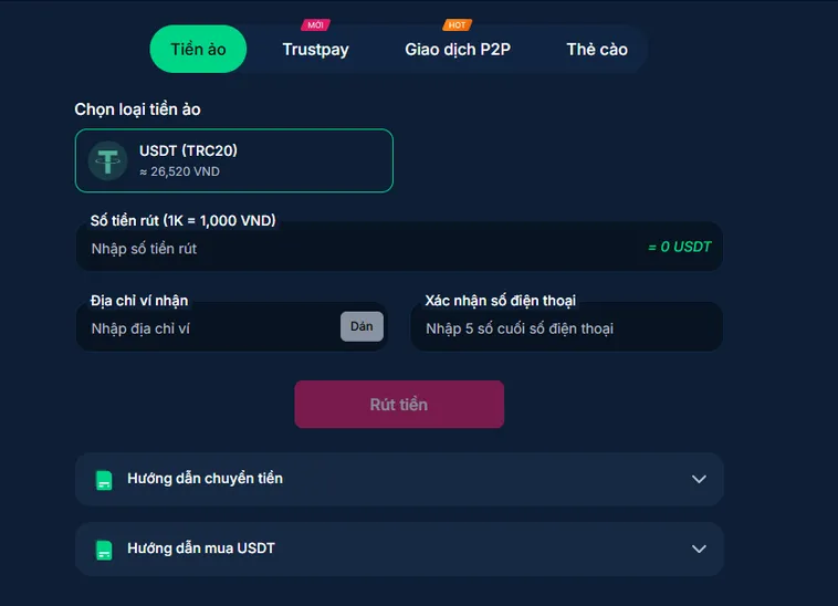 Rút Tiền RikBet An Toàn Siêu Tốc Cho Game Thủ Nhận Thưởng Tiền Mặt Đỉnh Cao