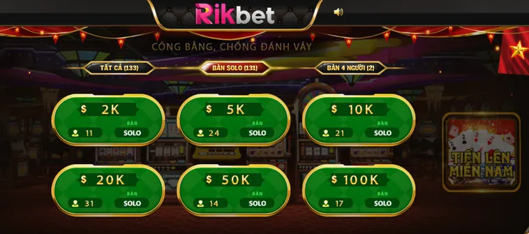 Hướng Dẫn Cách Chơi Tiến Lên Miền Nam Tại RikBet Dành Cho Tân Thủ