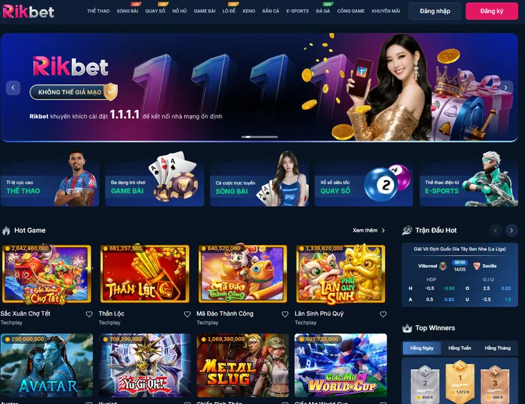 Cổng Game RikBet - Nơi Hội Tụ Kho Trò Chơi Đổi Thưởng Khổng Lồ Thu Hút Mọi Cược Thủ